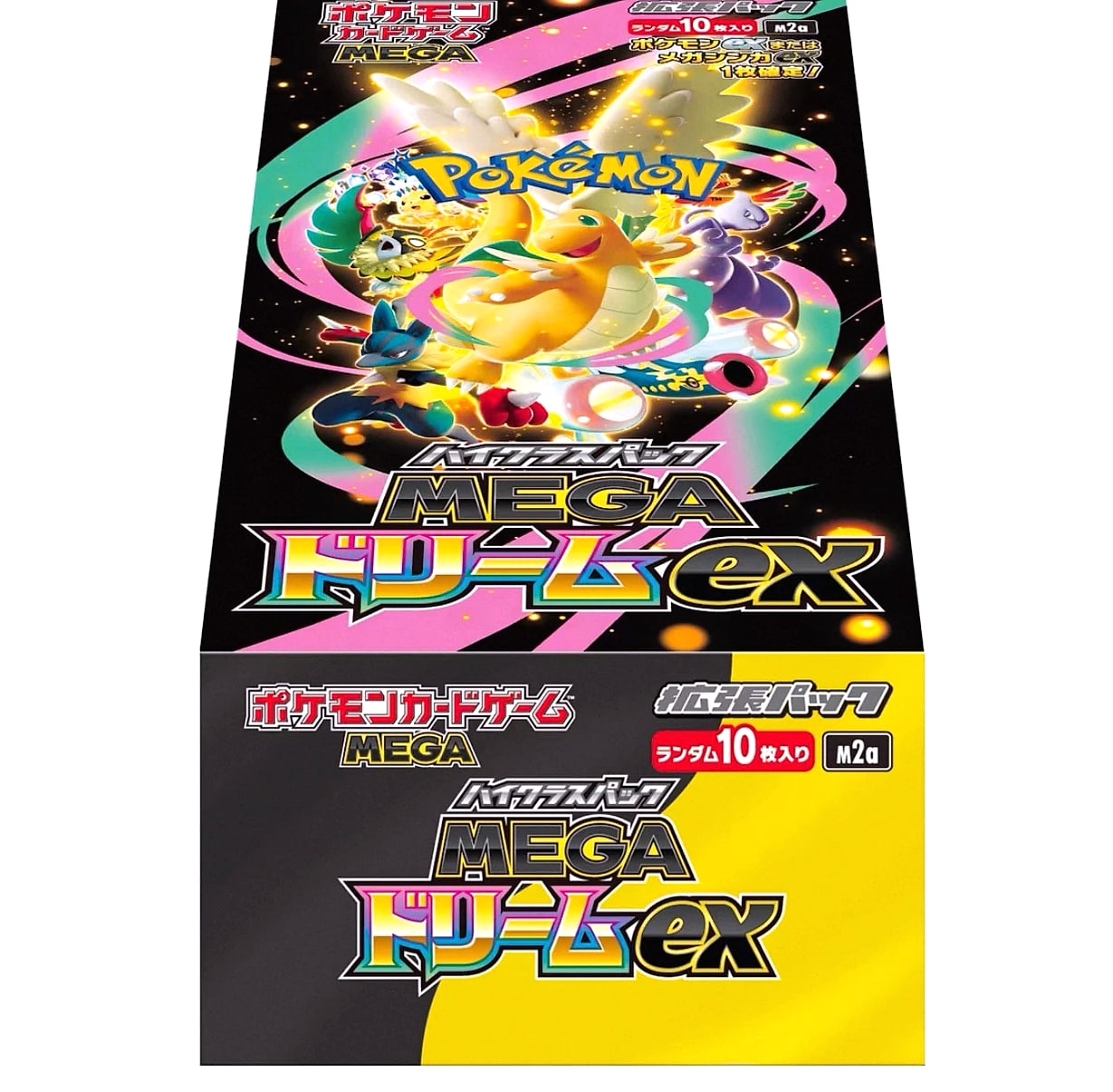 KAYOU Pokemon TCG M2a JP Edition Mega Dream Ex Golden Box — size comparison