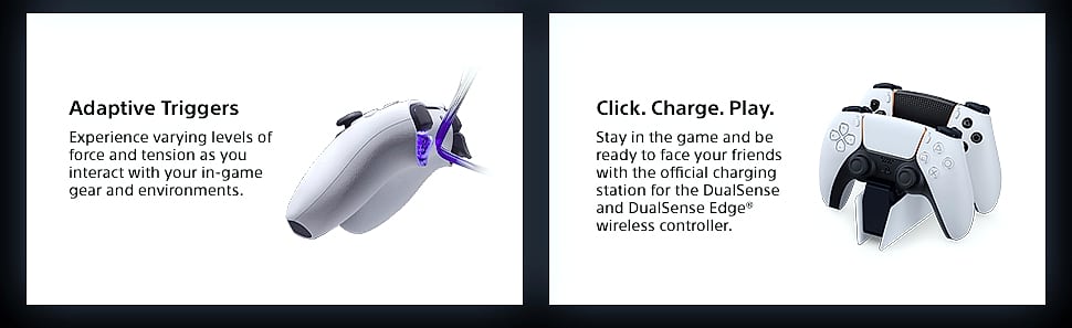PlayStation DualSense Wireless Controller Midnight Black — feature highlights