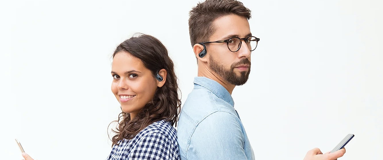 GDLYL HD65 TWS Bluetooth 5.4 wireless earbuds with noise — assembled view