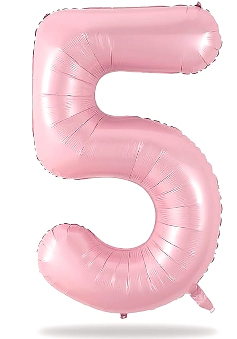 Lingqiang 40 Inch Number 1 Balloon Beige Foil Party — parts overview