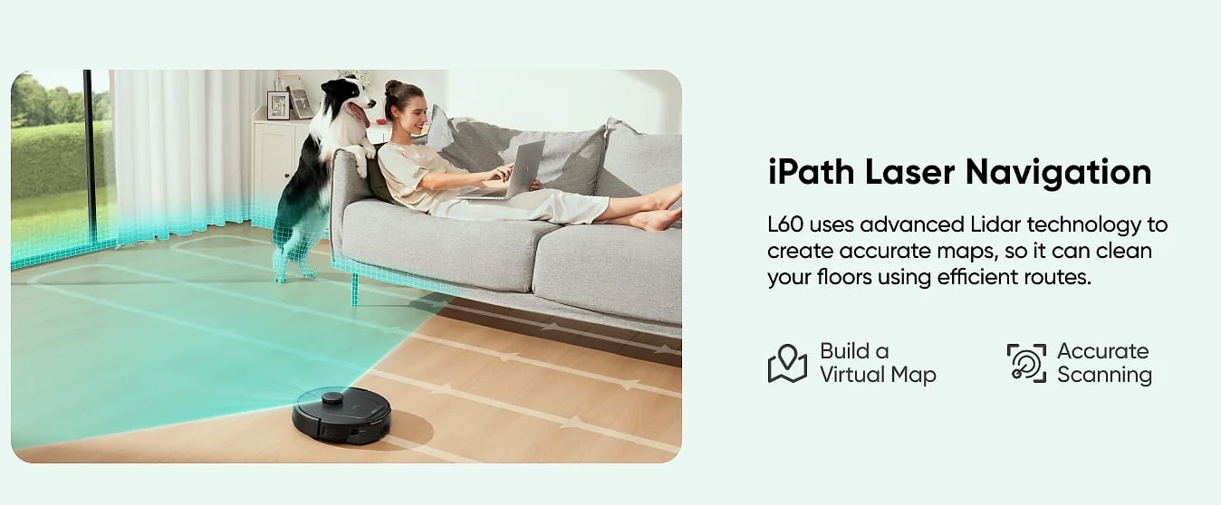 eufy L60 Robot Vacuum with Self-Empty Station — assembled view