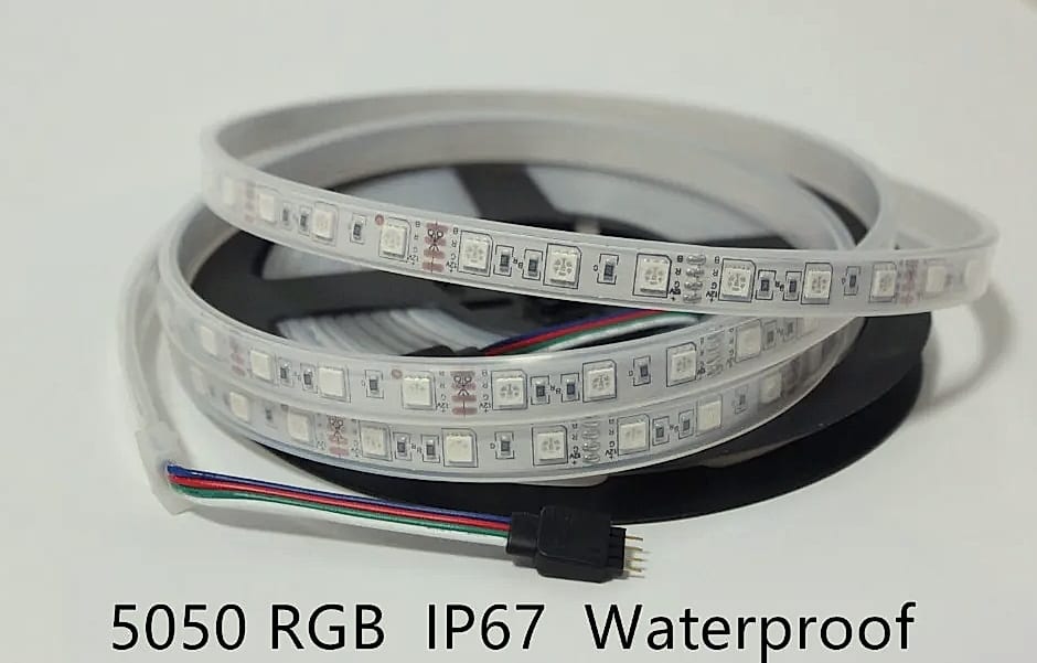 taslauk 5M 5050 SMD LED Strip RGB RGBW RGBWW 12V 24V — assembled view