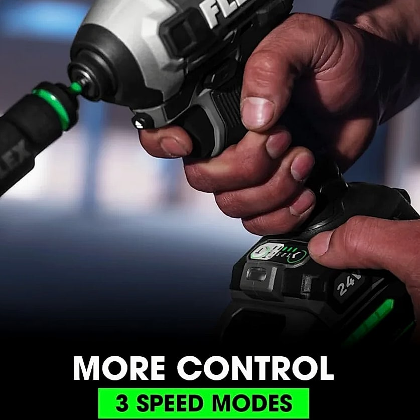 Kankeirr 24V Brushless Impact Driver with 2500 In-Lbs Torque — close-up details