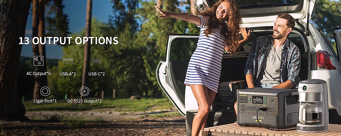 Pecron F3000LFP 3072Wh Portable Power Station Solar — feature highlights