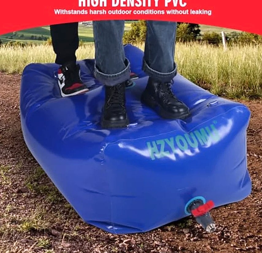 240L Foldable Water Tank Storage Container Waterproof — parts overview