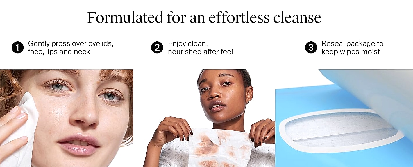Neutrogena Micellar Makeup Remover Wipes, Alcohol-Free, 50 — feature highlights