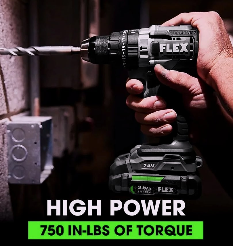 Kankeirr 24V Brushless Cordless Hammer Drill FX1251 — assembled view