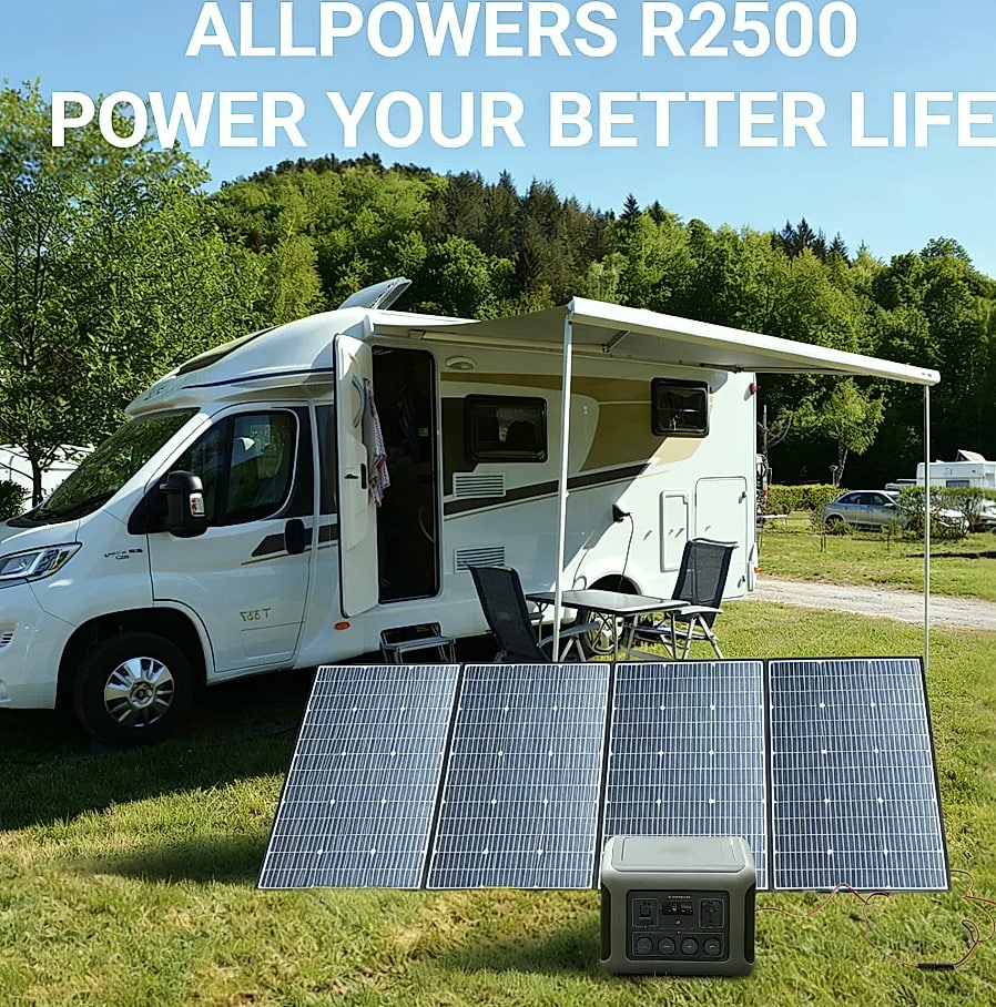 ALLPOWERS R2500 Portable Power Station 1920Wh LiFePO4 — scale reference
