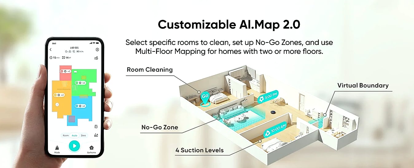 eufy L60 Robot Vacuum with Self-Empty Station — close-up details
