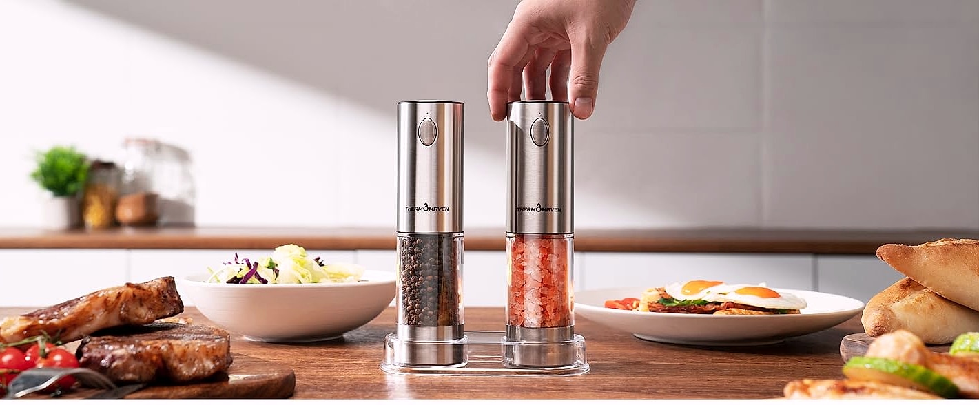 ThermoMaven 110ml Rechargeable Electric Salt Pepper Grinder — build progress