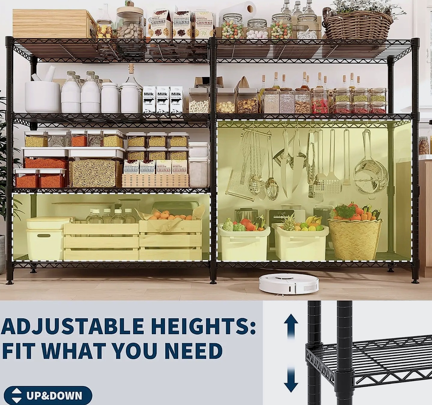 TWISTER.CK Heavy Duty Metal Shelving Unit 4/5 Tier — build progress