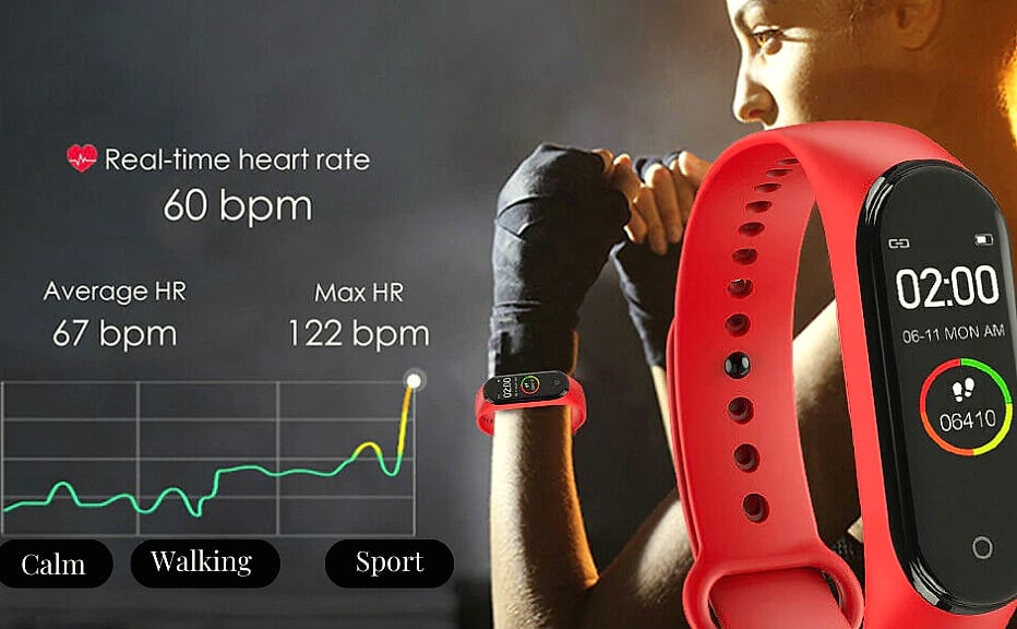 THE PERFECT PART Smart Watch Fitness Tracker Blood Pressure — scale reference