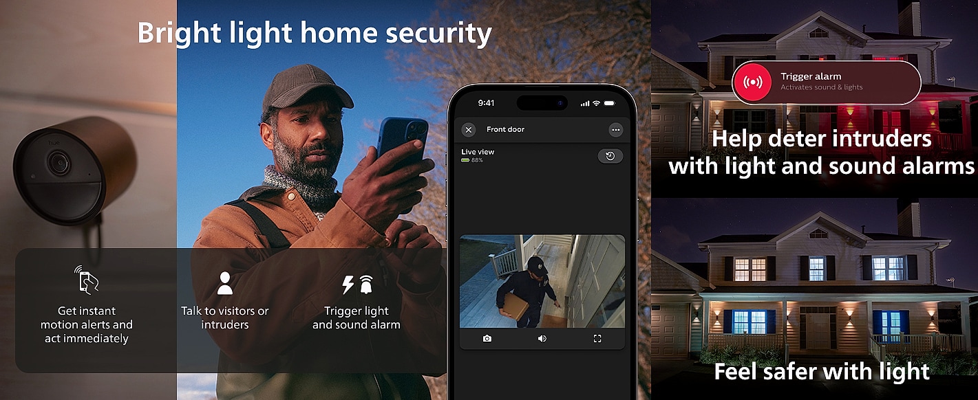 Philips Hue A19 75W Smart LED Bulb, Soft Warm White — feature highlights
