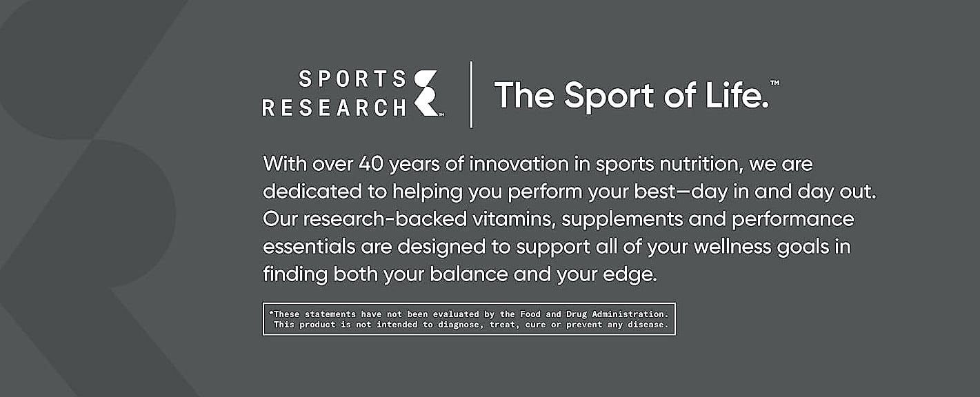 Sports Research Magnesium Glycinate 160mg Sleep Support — side view