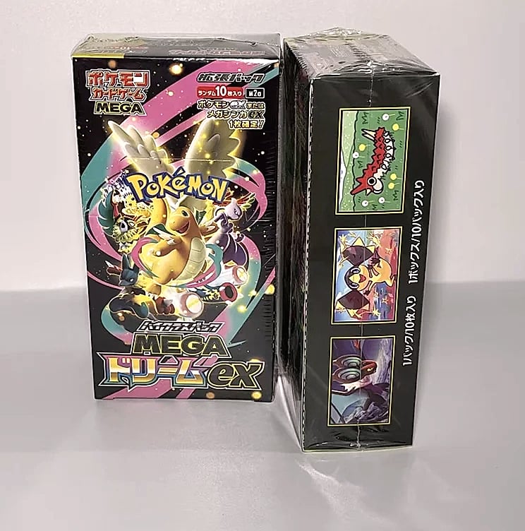 KAYOU Pokemon TCG M2a JP Edition Mega Dream Ex Golden Box — scale reference