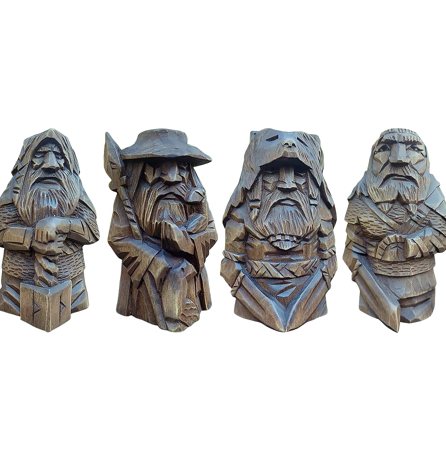 Norse Viking Warrior Resin Statue Garden Ornament — package contents