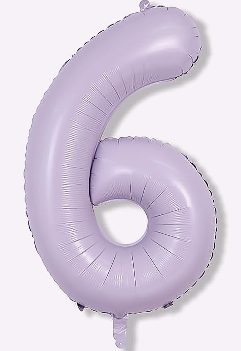 Lingqiang 40 Inch Number 1 Balloon Beige Foil Party — side view