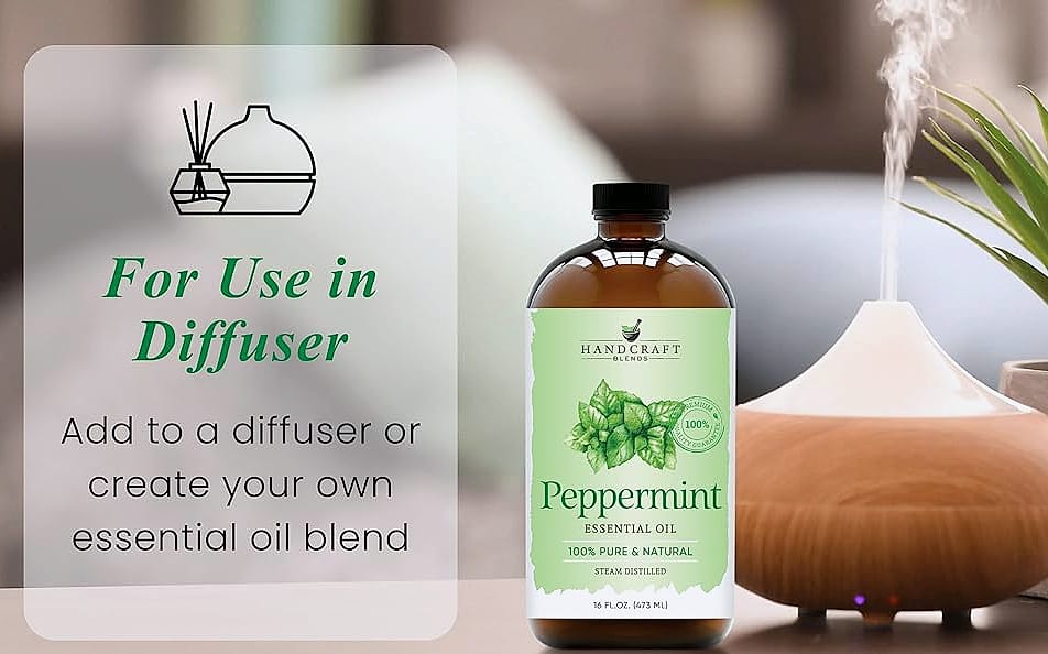 Handcraft Blends Peppermint Essential Oil 4 Fl Oz — interior detail