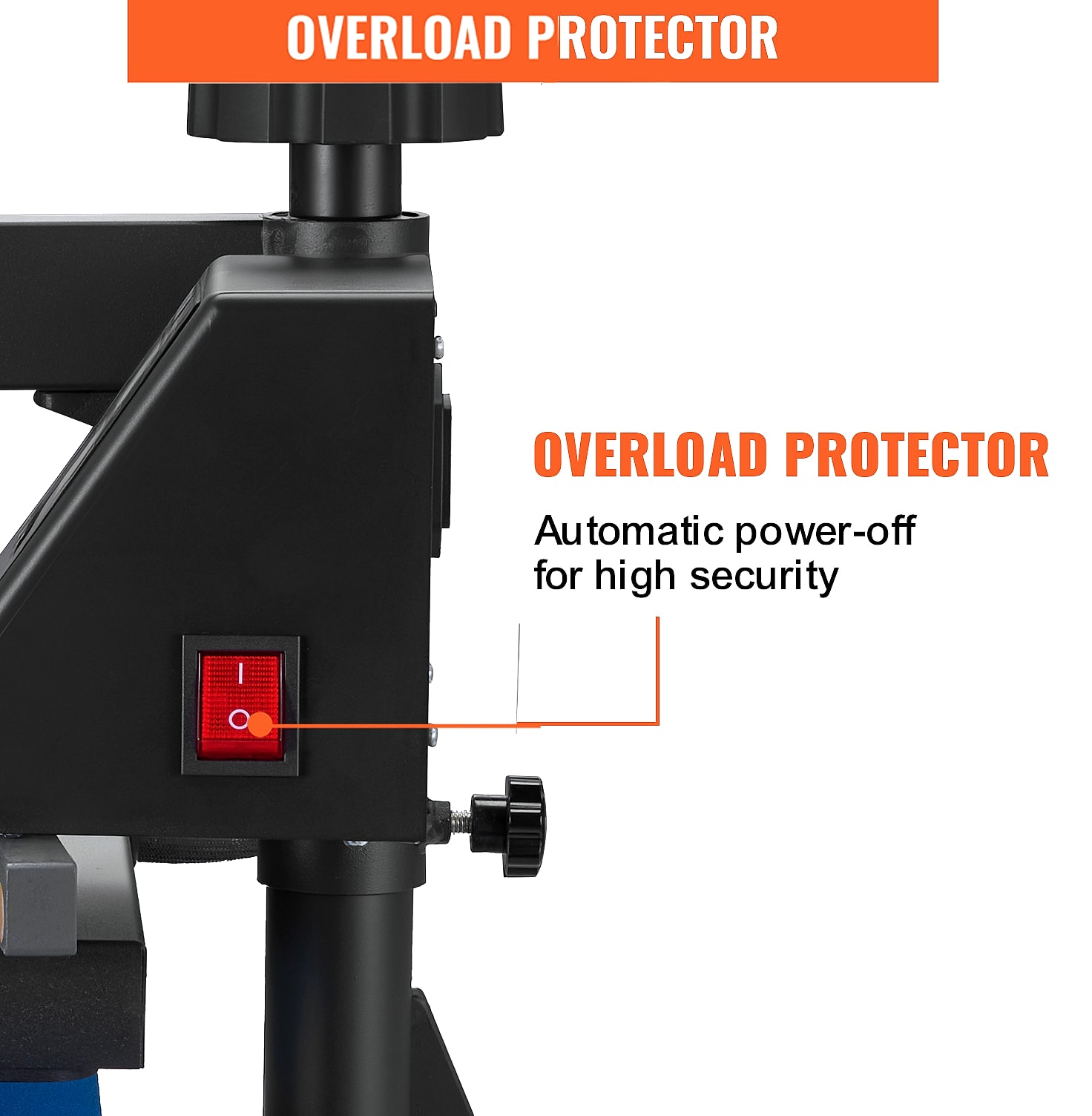 SucceBuy 12x10 Heat Press Machine 650W Swing Away Transfer — parts overview