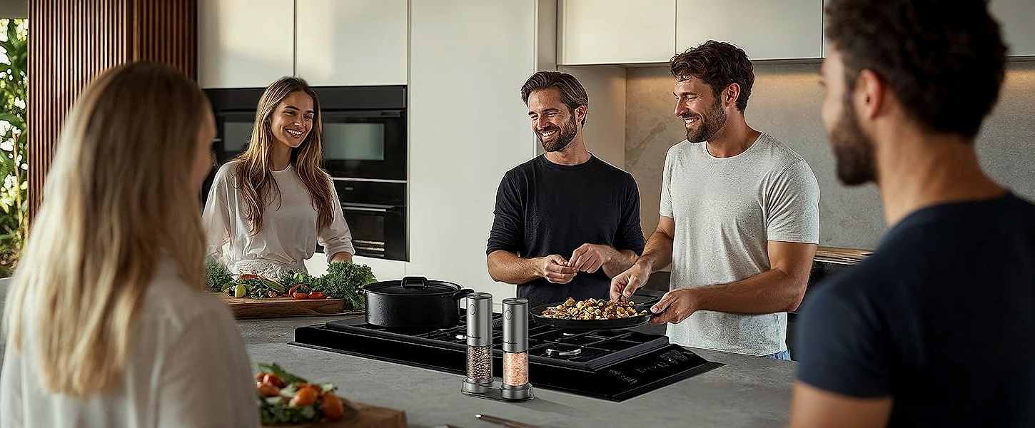ThermoMaven 110ml Rechargeable Electric Salt Pepper Grinder — interior detail