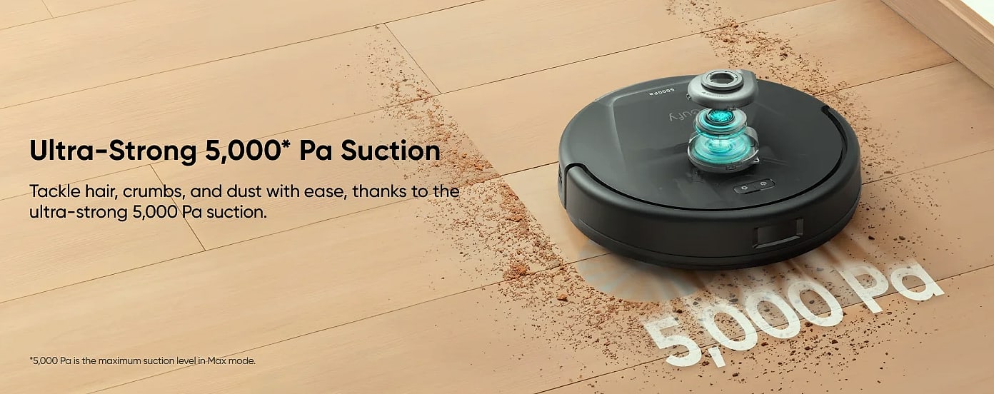 eufy L60 Robot Vacuum with Self-Empty Station — interior detail