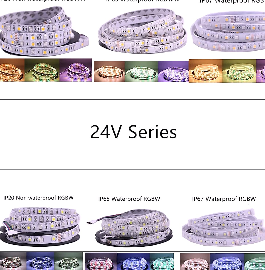 taslauk 5M 5050 SMD LED Strip RGB RGBW RGBWW 12V 24V — build progress