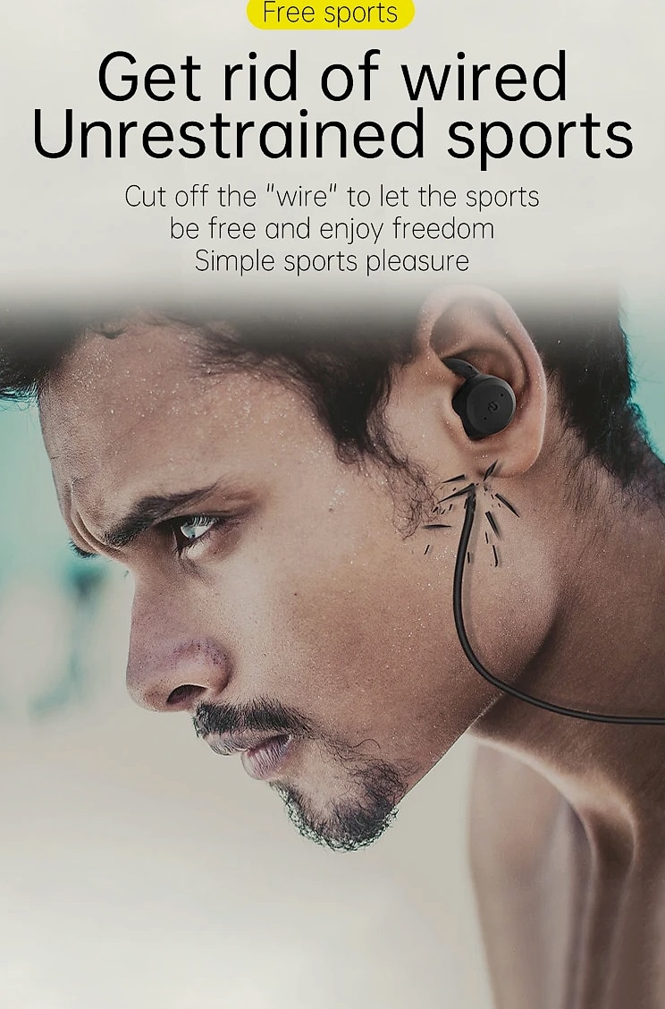 GDLYL Waterproof Bluetooth Earbuds IPX7 TWS Wireless Headset — size comparison