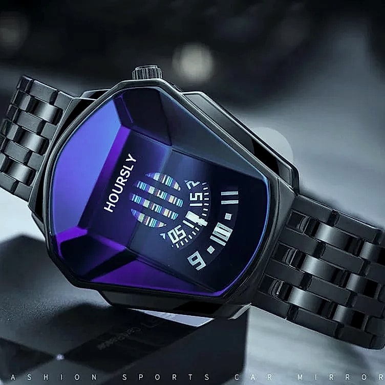 M.A.W Men's Stainless Steel Sports Quartz Watch — feature highlights