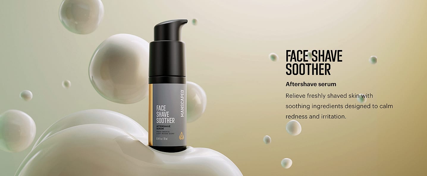 MANSCAPED The Chairman PRO Electric Face Shaver Kit — scale reference