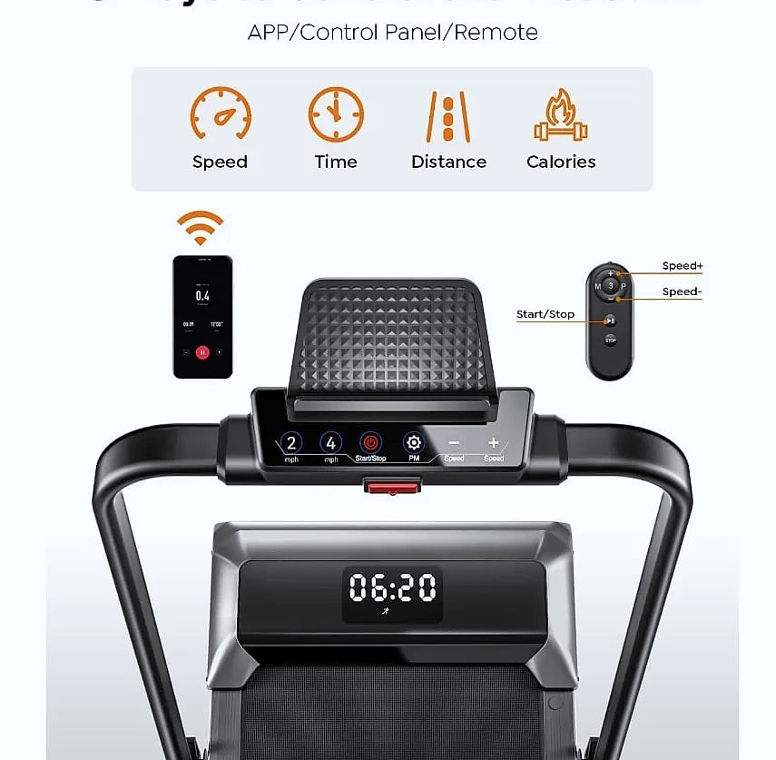 WalkingPad Foldable Treadmill with 10% Incline, 300lb — feature highlights