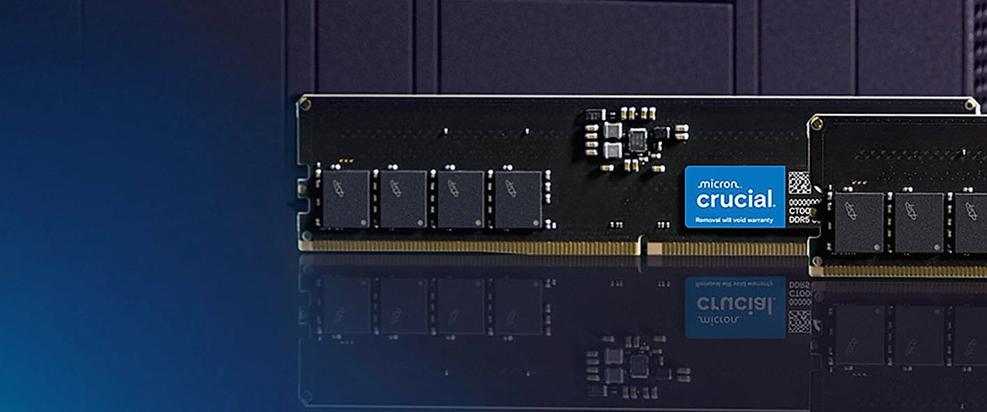 Crucial 32GB DDR5 SODIMM Laptop Memory Kit 5600MHz — feature highlights
