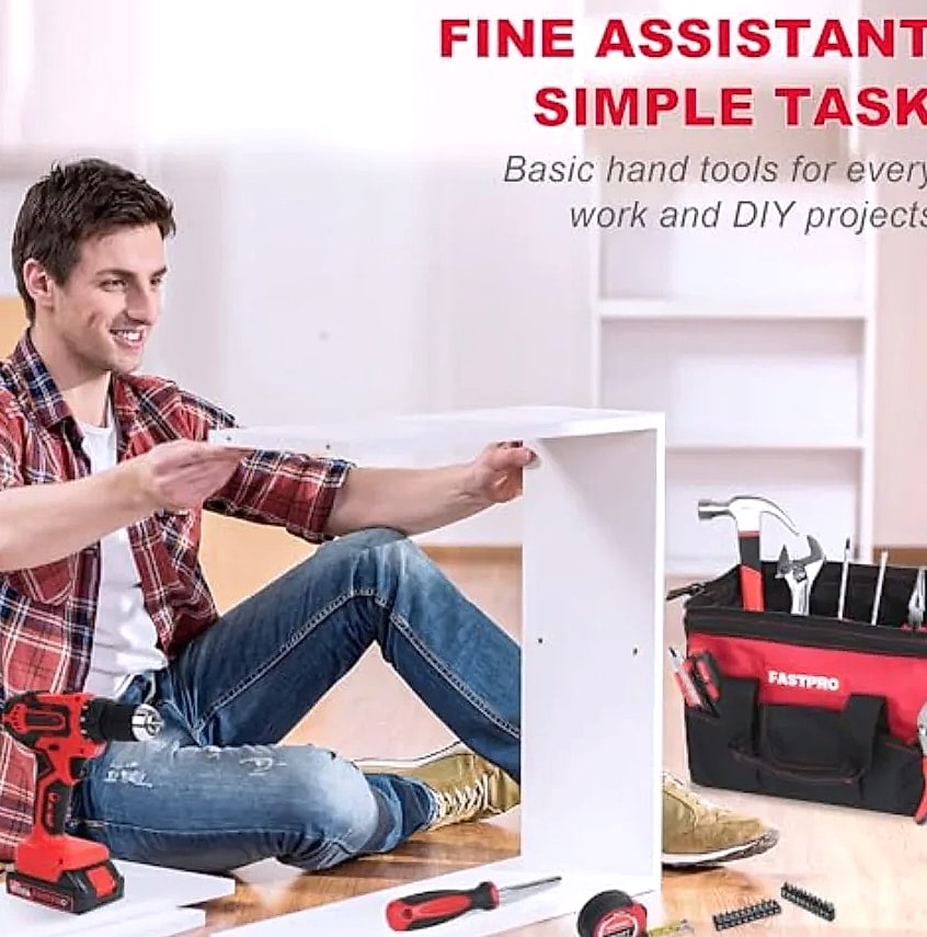 Kankeirr 20V Cordless Drill Driver with 232-Piece Tool Set — close-up details