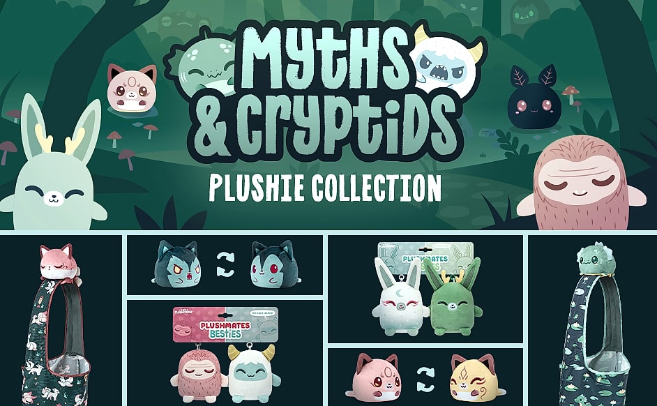 TeeTurtle Kawaii Cuties Reversible Plushie Mystery Box — close-up details