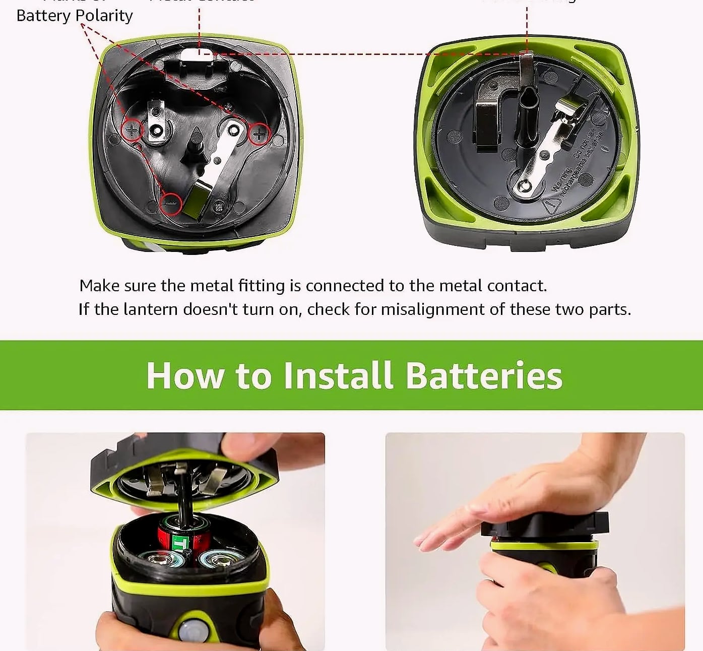 1000LM Waterproof Camping Lantern with 4 Light Modes — feature highlights