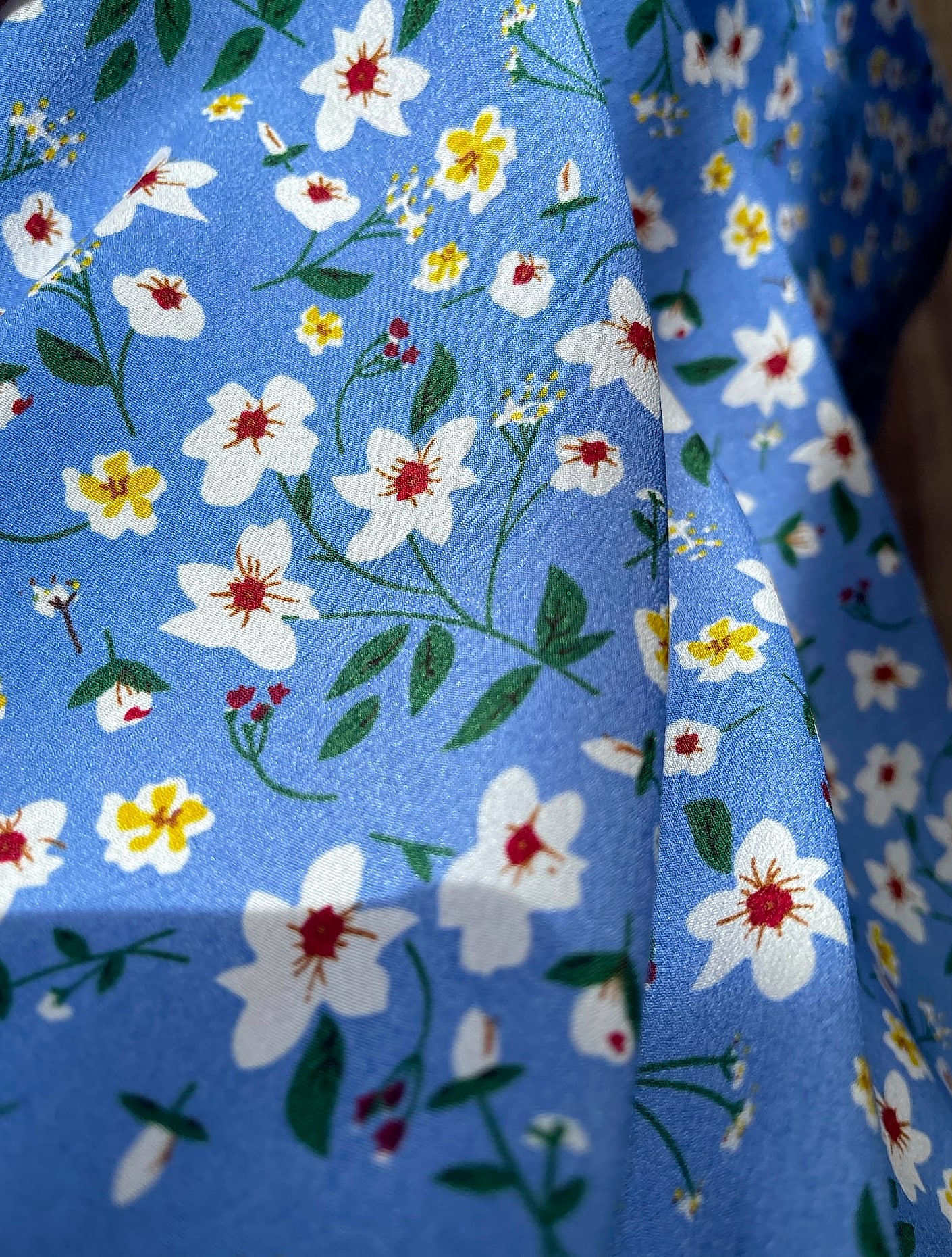 XIBUSANA Women's Floral Maxi Dress Full Sleeve Casual — interior detail