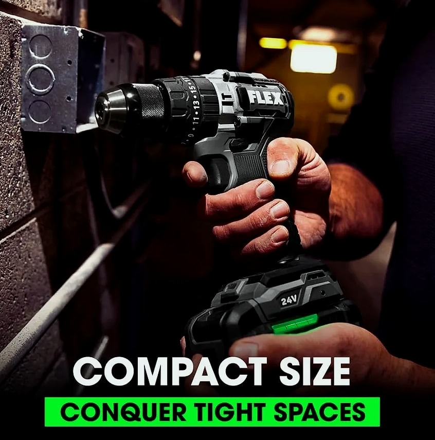 Kankeirr 24V Brushless Cordless Hammer Drill FX1251 — close-up details