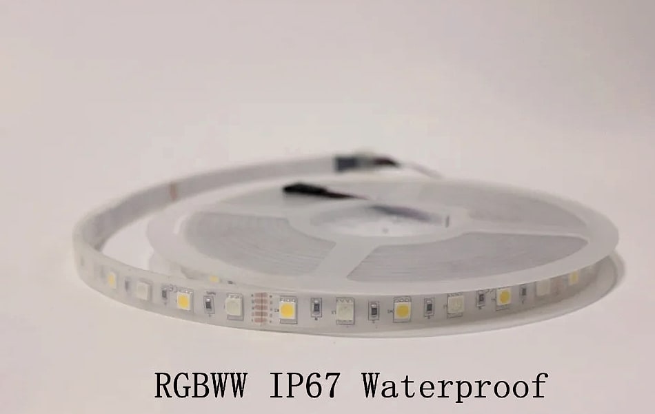 taslauk 5M 5050 SMD LED Strip RGB RGBW RGBWW 12V 24V — interior detail
