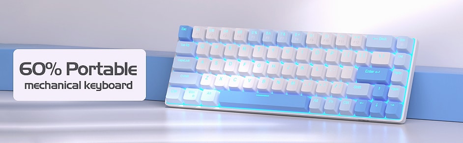 MageGee MK-Box 68-Key Mechanical Gaming Keyboard Compact — interior detail