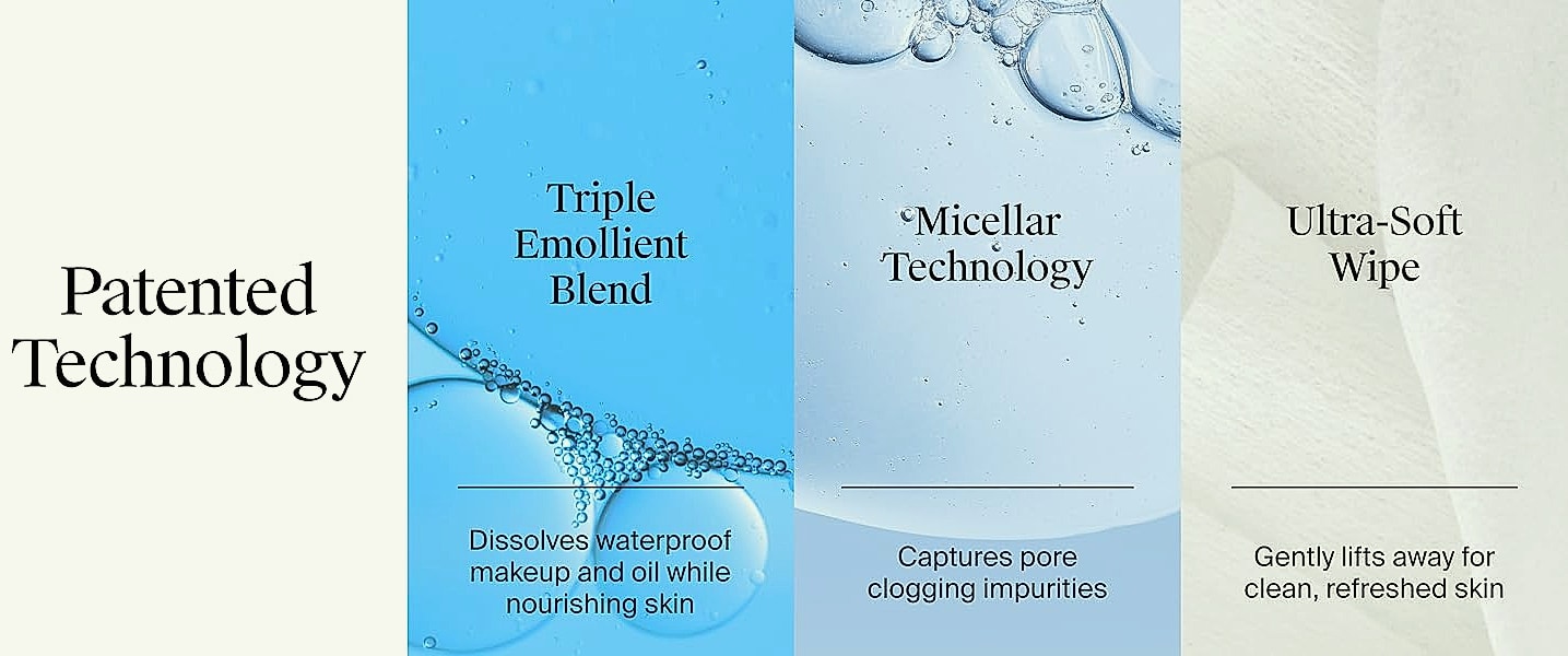 Neutrogena Micellar Makeup Remover Wipes, Alcohol-Free, 50 — close-up details