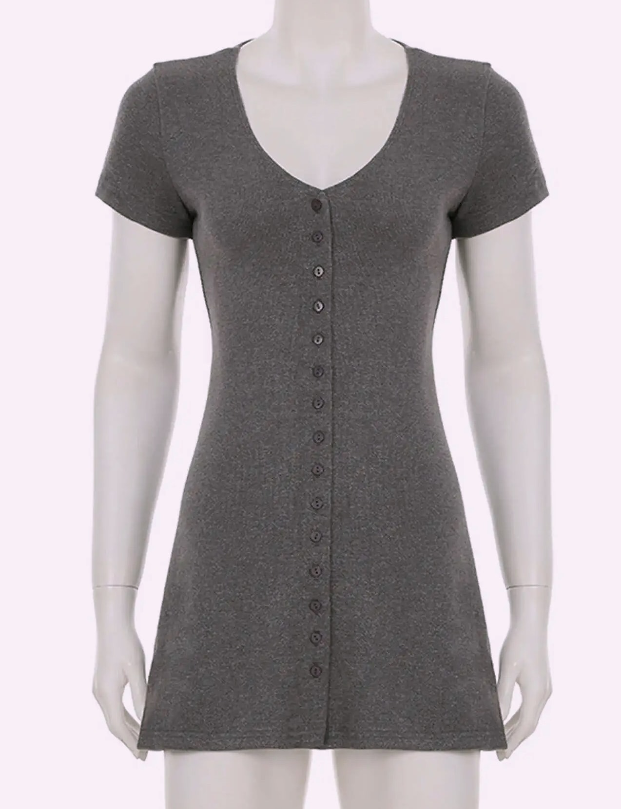 Yamycka MK-28735 Black Bodycon Mini Dress — interior detail