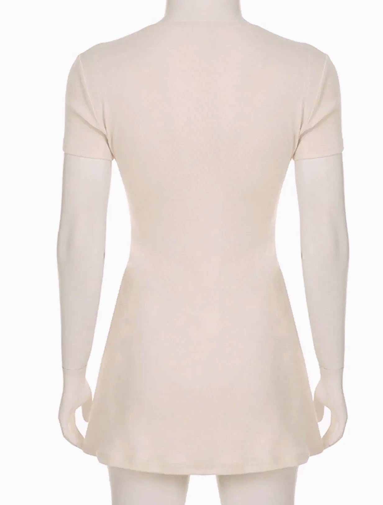 Yamycka MK-28735 Black Bodycon Mini Dress — parts overview