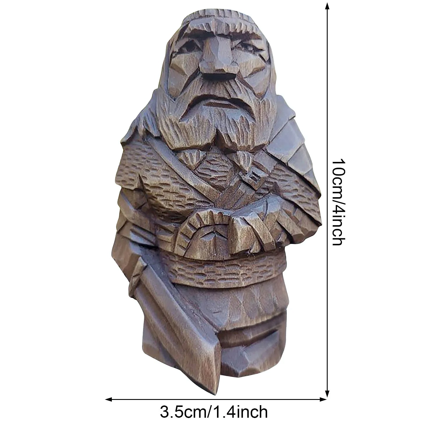 Norse Viking Warrior Resin Statue Garden Ornament — build progress