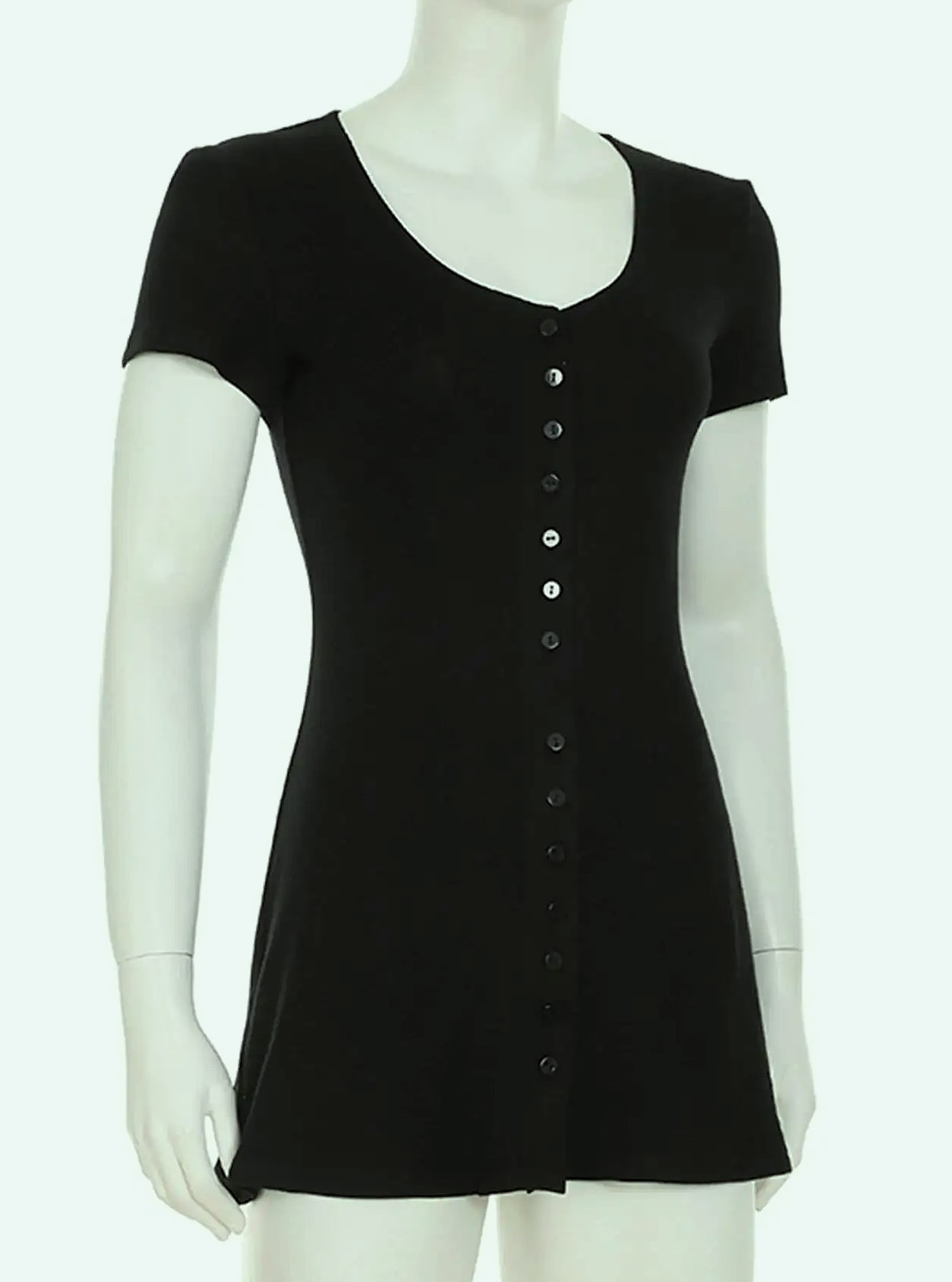 Yamycka MK-28735 Black Bodycon Mini Dress — assembled view