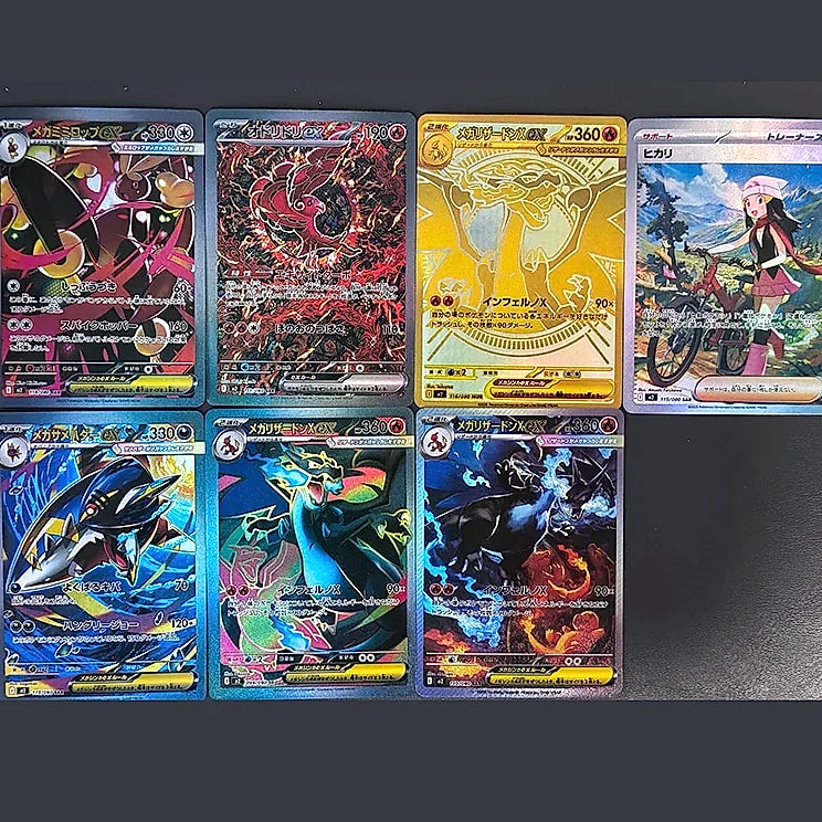 Bandai Pokemon Mega Dream EX Inferno X Charizard Card Set — package contents