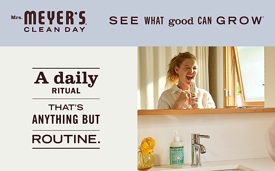 Mrs. Meyer's Clean Day Hand Soap Refill Rain Water 33 Oz — package contents
