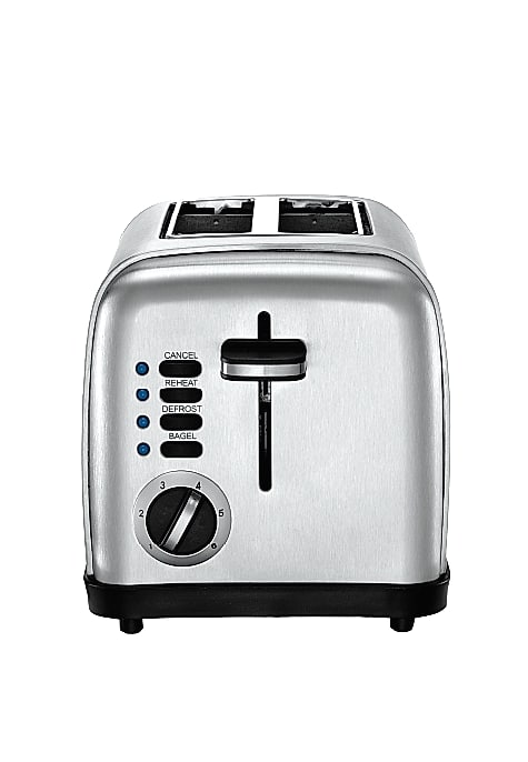 Bella 2 Slice Slim Toaster 900W with 10" Long Slot — side view