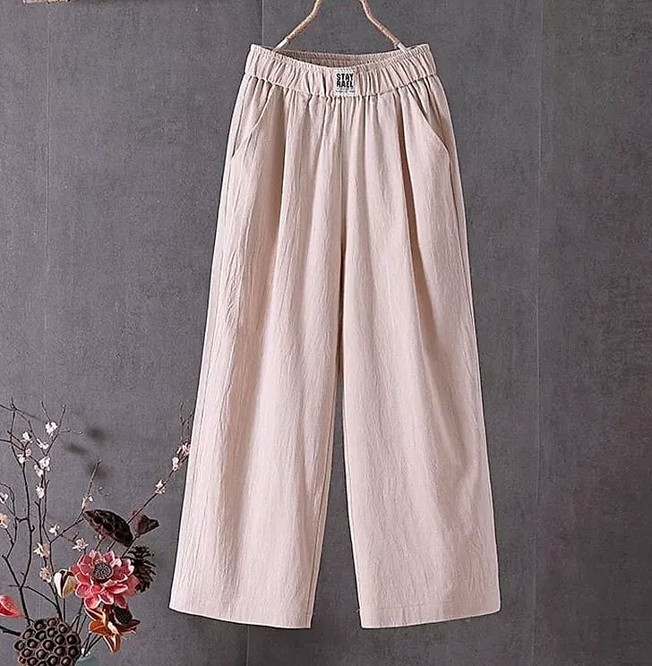 XPQBB Women's Summer Casual Pants Cotton Linen Blend — build progress