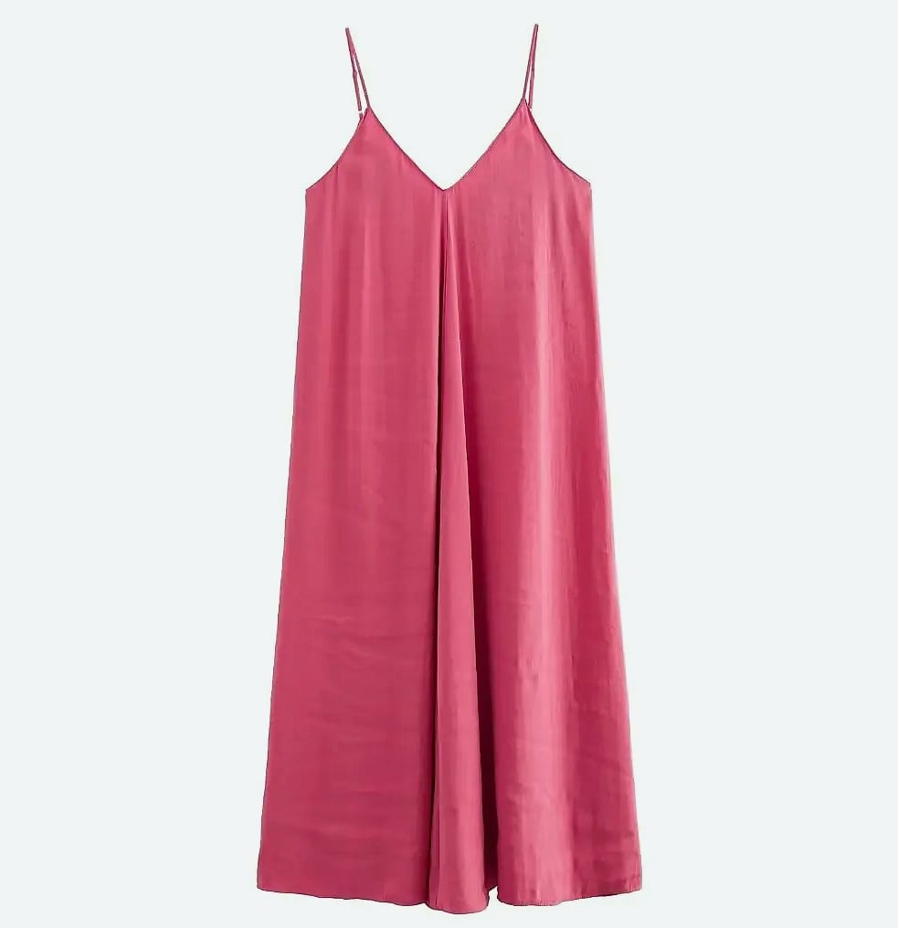 MUJER Backless Slip Maxi Dress for Summer — interior detail