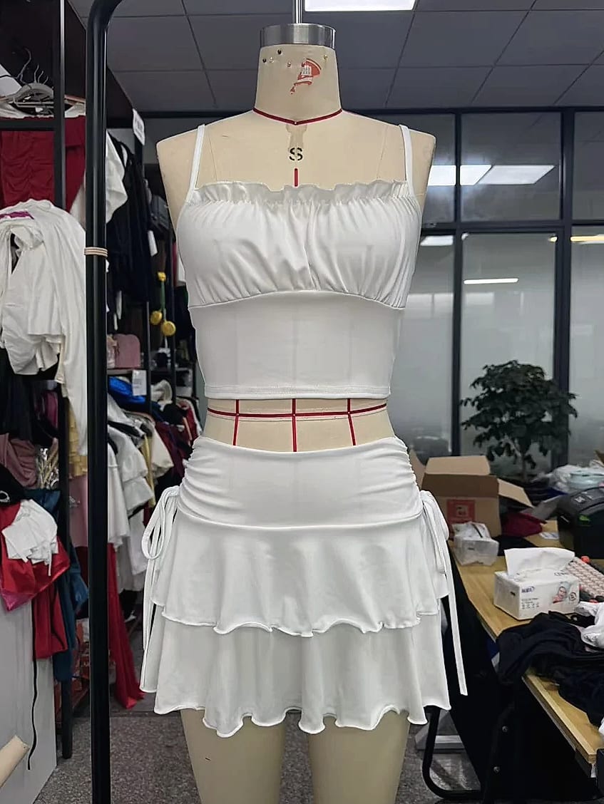 Soqoool High Waist Solid Color Short Skirt for Women — feature highlights