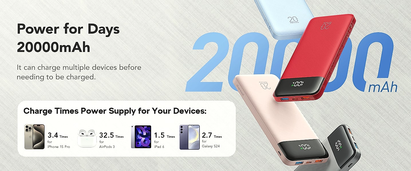 Charmast 20000mAh Portable Charger with Built-in Cables — build progress